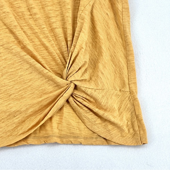 Altar’d State Women’s Twist Front Tank Top Large Mustard Yellow Casual - Picture 5 of 15